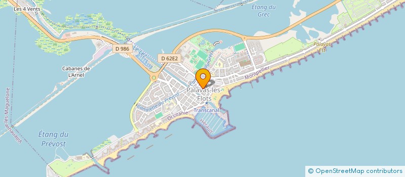 localisation de l'entreprise VALTHE à PALAVAS-LES-FLOTS