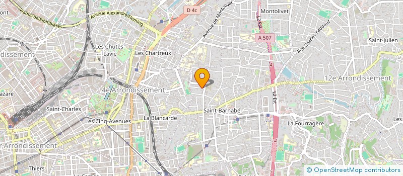 localisation de l'entreprise VALTHI à MARSEILLE