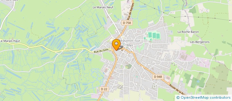 localisation de l'entreprise VALTHIMAT  BEAUVOIR-SUR-MER