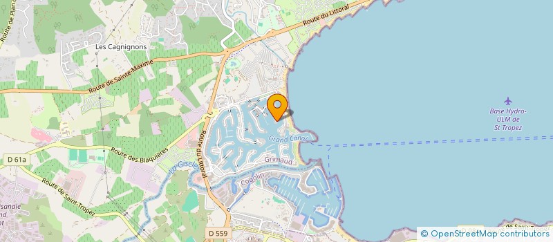 localisation de l'entreprise VALTHO à GRIMAUD