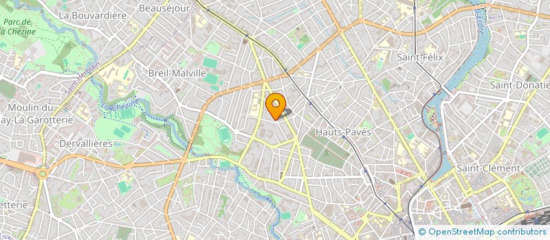 localisation de l'entreprise VALTHO à NANTES