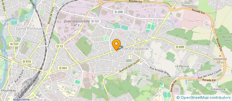 localisation de l'entreprise VALTHOANDCO  L'ISLE-D'ESPAGNAC