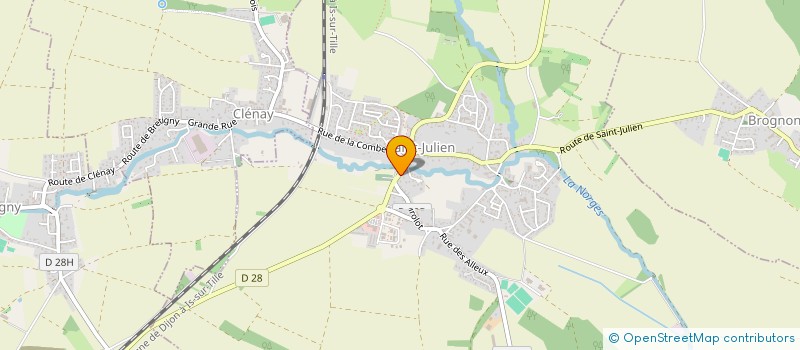 localisation de l'entreprise VALTHONY  SAINT-JULIEN