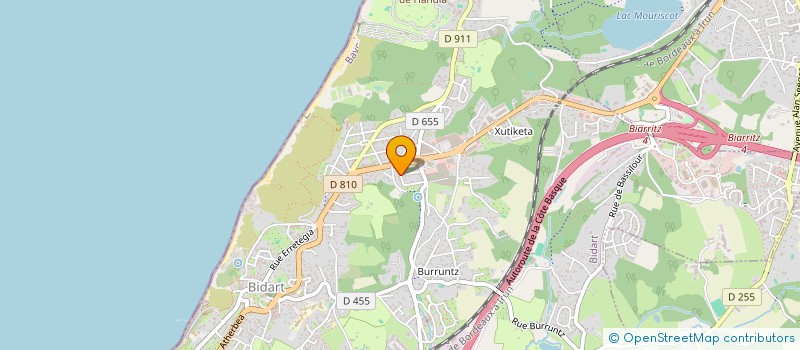 localisation de l'entreprise VALTHORIL à BIDART