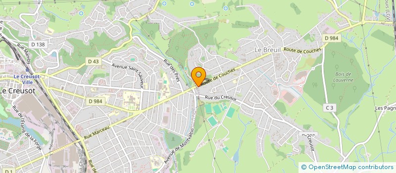 localisation de l'entreprise VALTICE  LE BREUIL