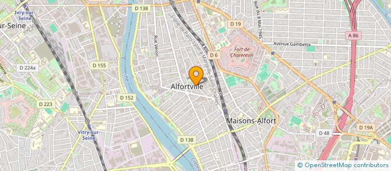 localisation de l'entreprise VALTIS HOLDING  ALFORTVILLE