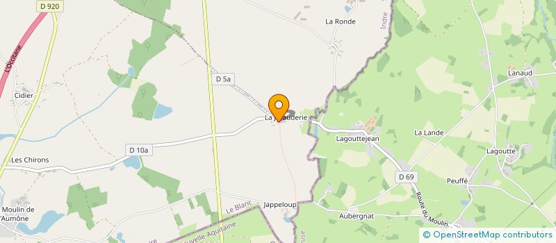 localisation de l'entreprise VALTITUDE CHARPENTE-COUVERTURE à PARNAC
