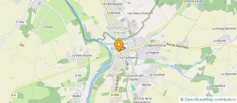 localisation de l'entreprise VALTO à TOURNON-SAINT-MARTIN