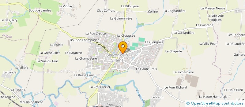 localisation de l'entreprise VALTO  SERVON-SUR-VILAINE