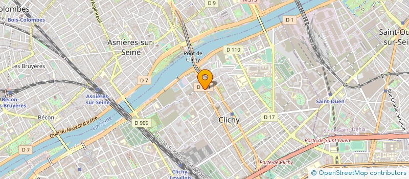 localisation de l'entreprise VALTO CONSEIL à CLICHY