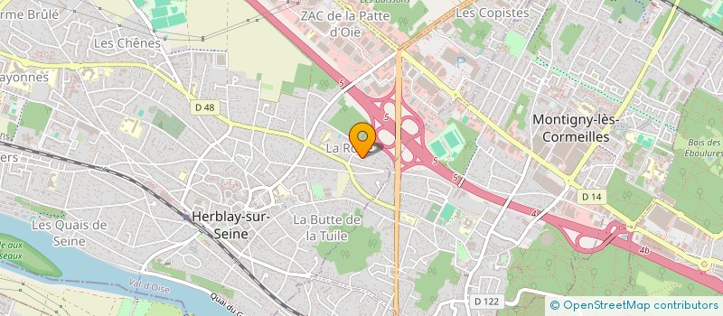 localisation de l'entreprise VALTOM  HERBLAY-SUR-SEINE