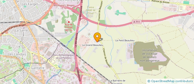 localisation de l'entreprise VALTOM SYNDICAT POUR LA VALORISATION ET LE TRAITEMENT DES DECHETS MENAGERS ET ASSIMILES DU PUY-DE-DOME ET DE HTE-LOIRE à CLERMONT-FERRAND