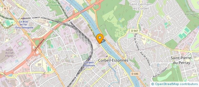 localisation de l'entreprise VALTONUS SA à CORBEIL-ESSONNES