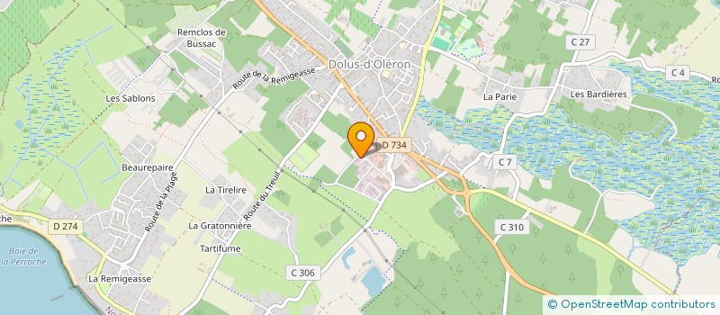 localisation de l'entreprise VALTONY  DOLUS-D OLERON