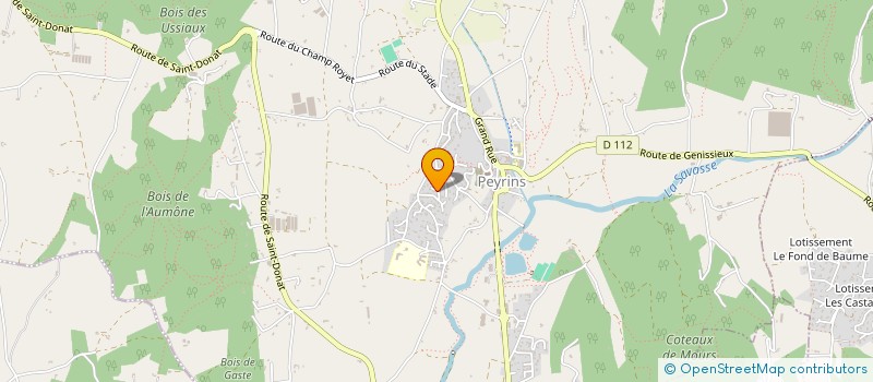 localisation de l'entreprise VALTORREF  PEYRINS