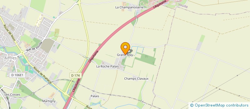 localisation de l'entreprise VALTREILLAGE  AIFFRES