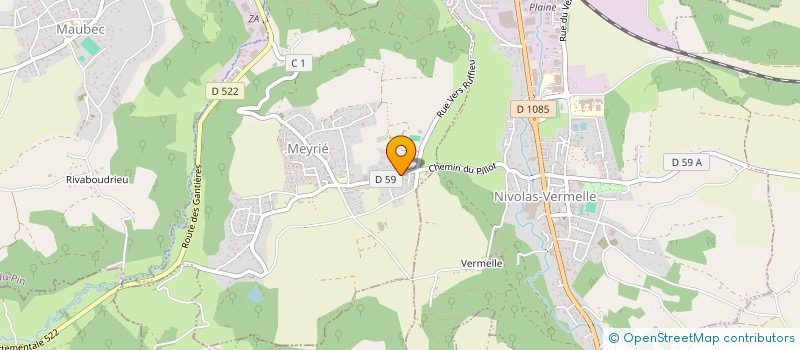 localisation de l'entreprise VALTRIUM  MEYRIE