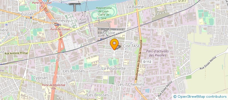 localisation de l'entreprise VALUA AUDIT à VAULX-EN-VELIN