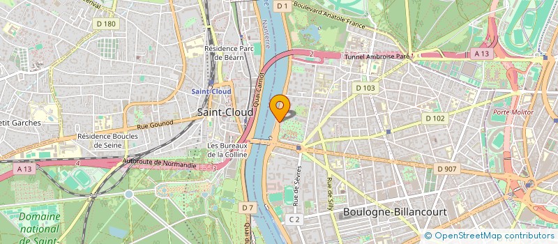 localisation de l'entreprise VALUE CARE PARTNERS à BOULOGNE BILLANCOURT