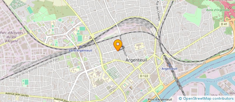 localisation de l'entreprise VALUE FABRICATION SYSTEM  ARGENTEUIL