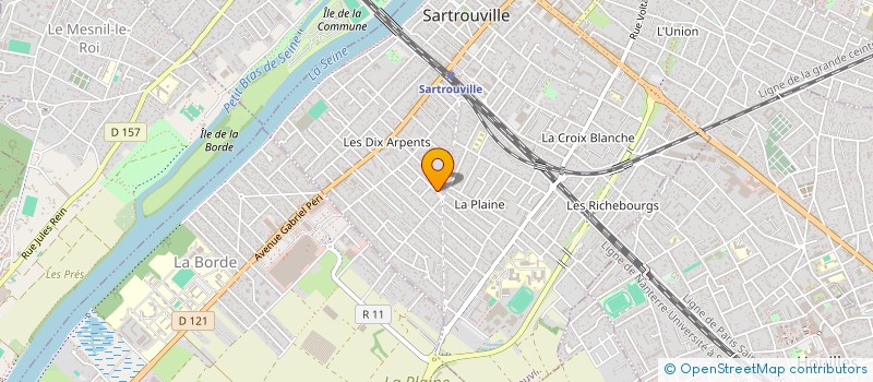 localisation de l'entreprise VALUE WIZARD à SARTROUVILLE