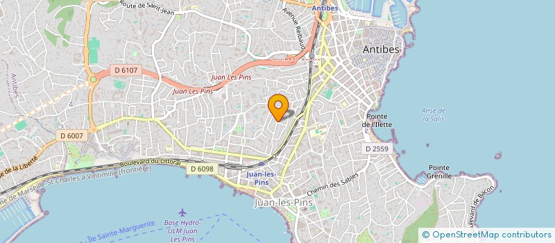 localisation de l'entreprise VALUEGUEST à ANTIBES