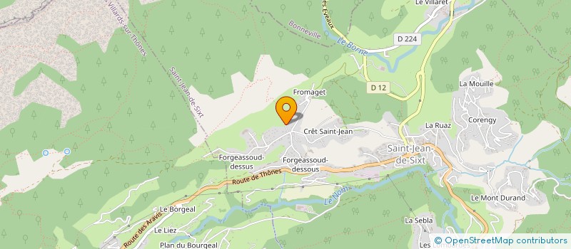 localisation de l'entreprise VALUMI  SAINT-JEAN-DE-SIXT