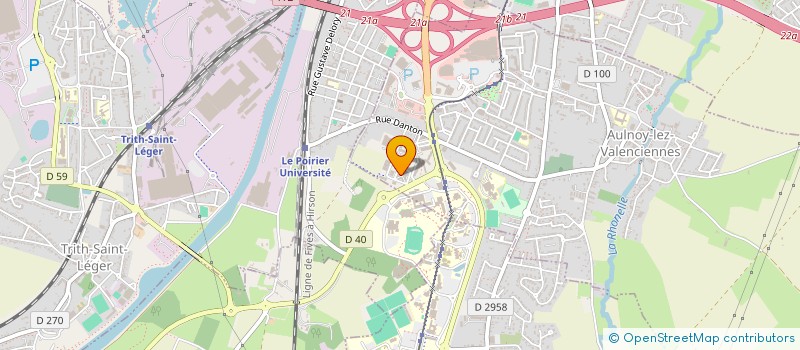 localisation de l'entreprise VALUTEC à AULNOY-LEZ-VALENCIENNES