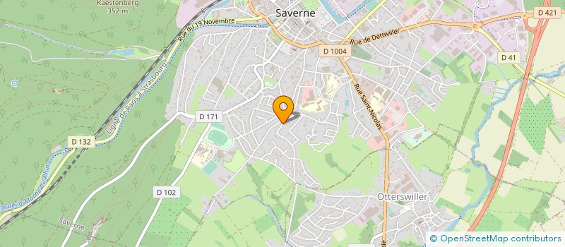 localisation de l'entreprise VALUTEC DISTRIBUTION à SAVERNE
