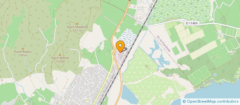 localisation de l'entreprise VALUTHI à FRONTIGNAN