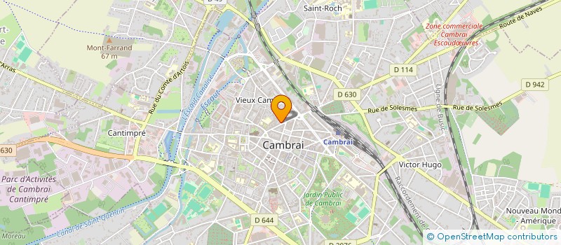 localisation de l'entreprise VALUX à CAMBRAI