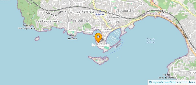 localisation de l'entreprise VALVAL  BANDOL