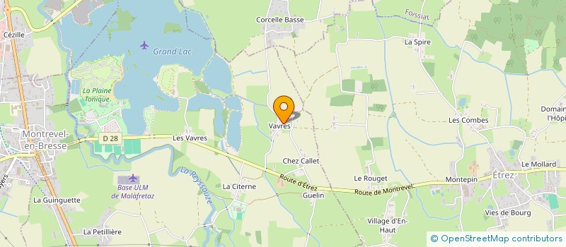 localisation de l'entreprise VALVERCLER  MALAFRETAZ