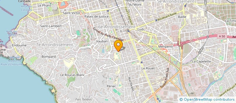 localisation de l'entreprise VALVET à MARSEILLE