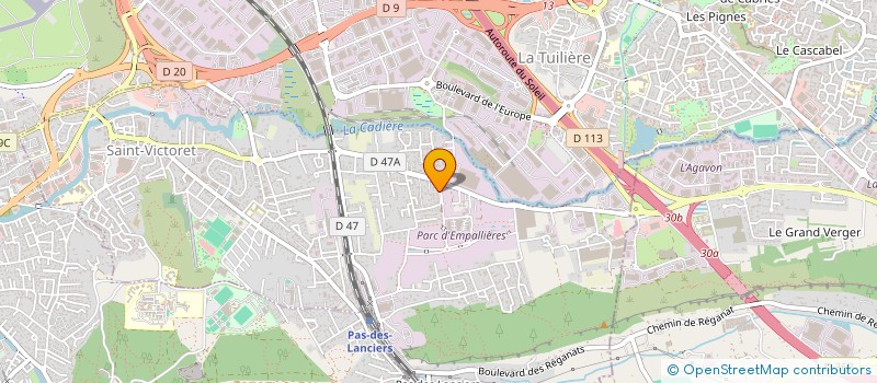 localisation de l'entreprise VALVFLOW à SAINT-VICTORET