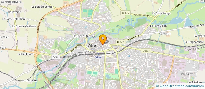 localisation de l'entreprise VALVI II  VITRE