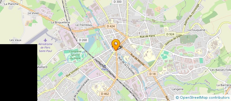 localisation de l'entreprise VALVIC à FLERS