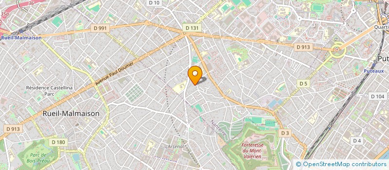 localisation de l'entreprise VALVIC  NANTERRE