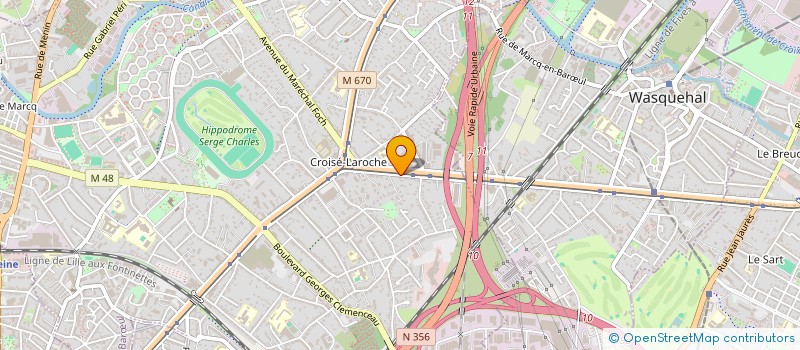 localisation de l'entreprise VALVIC INVEST à MARCQ-EN-BARŒUL