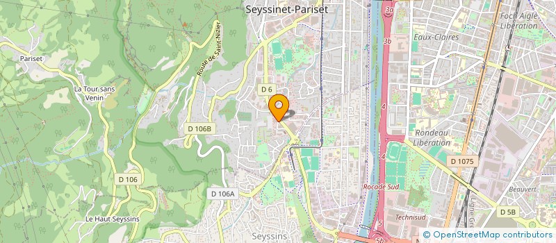 localisation de l'entreprise VALVIJET SAS à SEYSSINET-PARISET