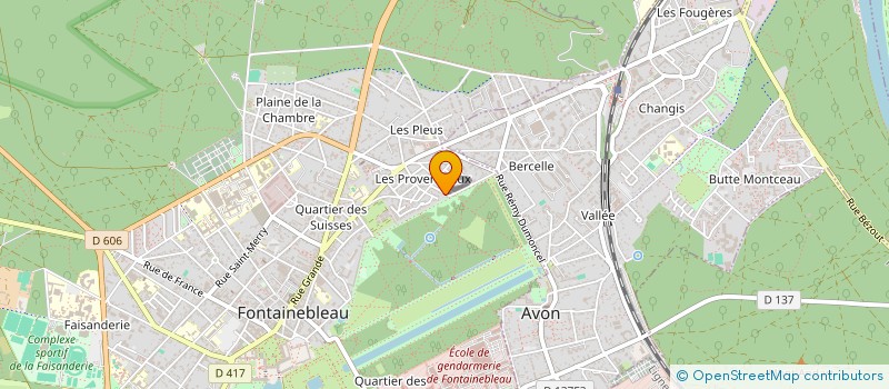 localisation de l'entreprise VALVINS à FONTAINEBLEAU