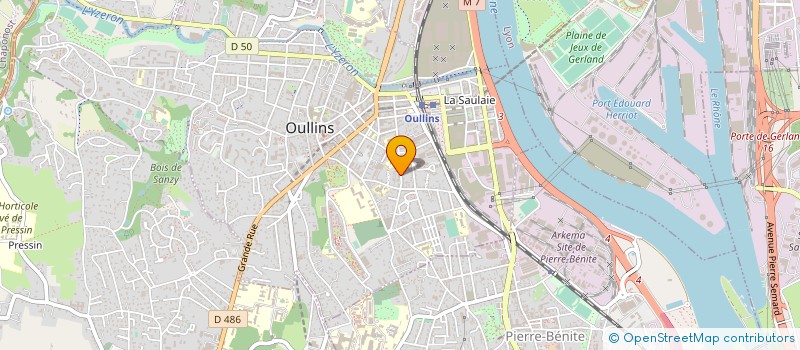 localisation de l'entreprise VALY  OULLINS-PIERRE-BENITE