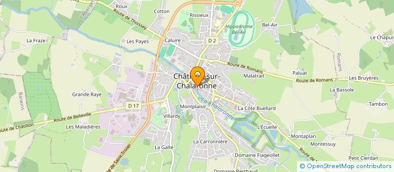 localisation de l'entreprise VALY à CHATILLON-SUR-CHALARONNE
