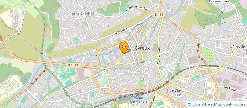 localisation de l'entreprise VALY à EVREUX
