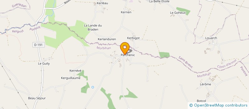 localisation de l'entreprise VALY CHAUFFAGE SERVICE  KERGRIST