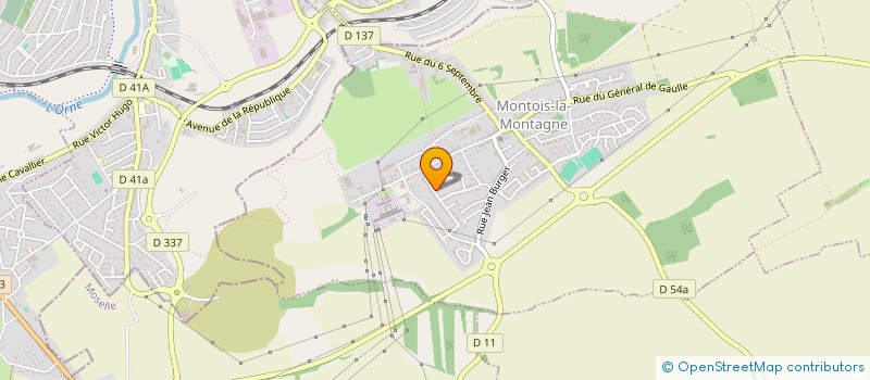 localisation de l'entreprise VALY OUVERTURE FRANCE  MONTOIS-LA-MONTAGNE