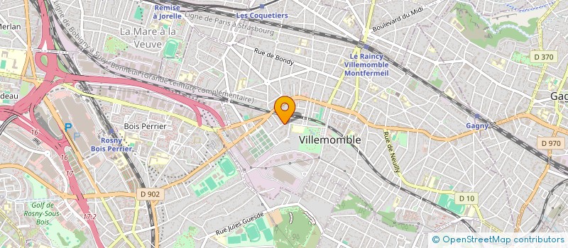 localisation de l'entreprise VALY SERVICES à VILLEMOMBLE