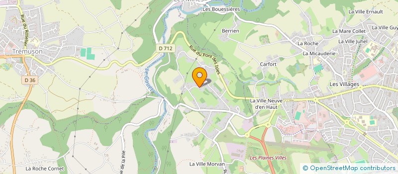 localisation de l'entreprise VALYANT  PLOUFRAGAN