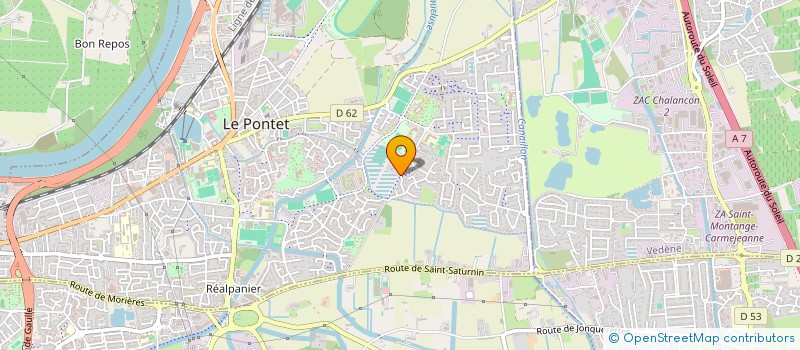 localisation de l'entreprise VALYNA  LE PONTET