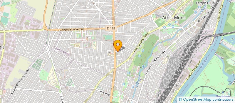 localisation de l'entreprise VALYOR  ATHIS-MONS
